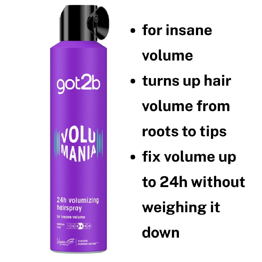 GOT2B Volumania 24H Volumizing Hairspray 300ml