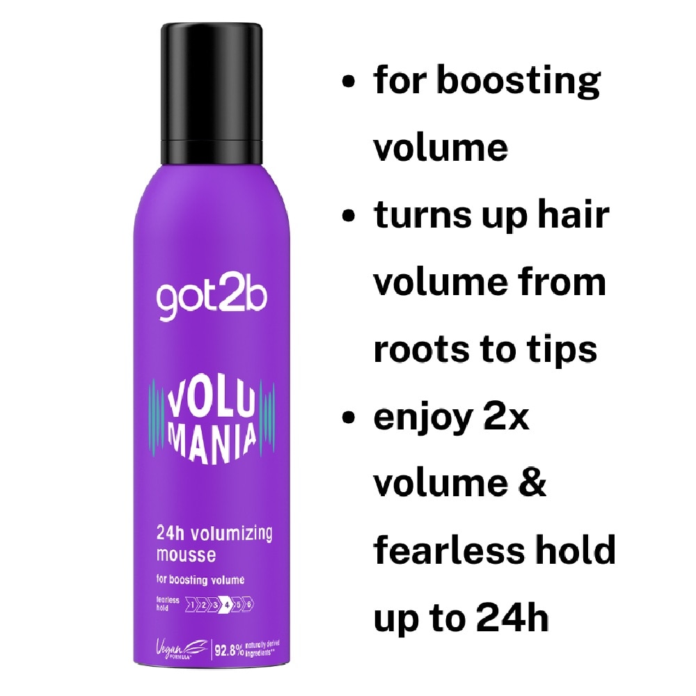 GOT2B Volumania 24H Volumizing Hair Mousse 250ml