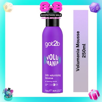 SCHWARZKOPF - GOT2B Volumania 24H Volumizing Hair Mousse 250ml