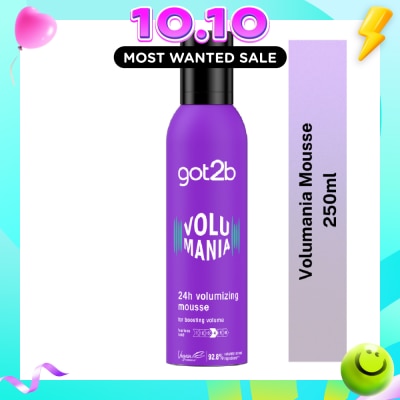 SCHWARZKOPF GOT2B Volumania 24H Volumizing Hair Mousse 250ml image