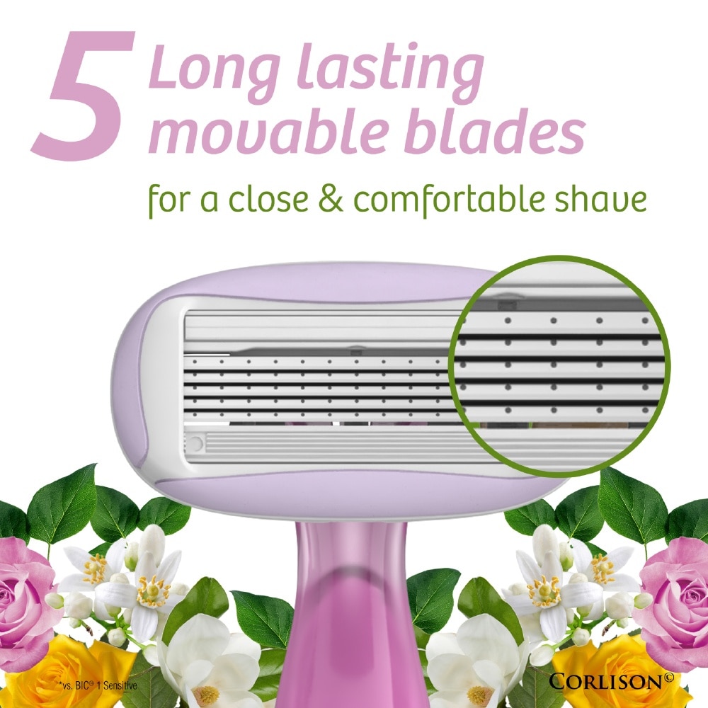 Soleil Escape 5 Rose & Magnolia Shaver 2s