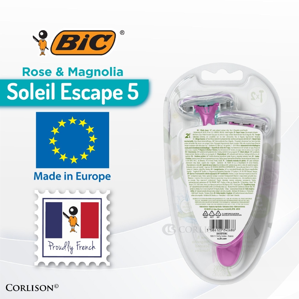 Soleil Escape 5 Rose & Magnolia Shaver 2s