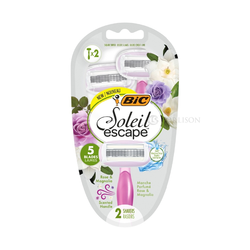 Soleil Escape 5 Rose & Magnolia Shaver 2s