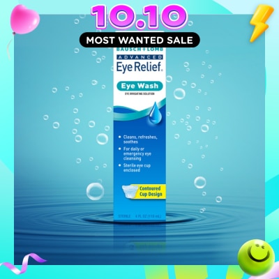 BAUSCH + LOMB Advanced Eye Relief Eye Wash 118ml image
