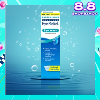 BAUSCH + LOMB Advanced Eye Relief Eye Wash 118ml