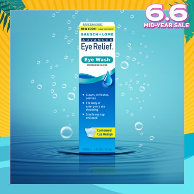 BAUSCH + LOMB Advanced Eye Relief Eye Wash 118ml
