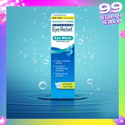 BAUSCH + LOMB Advanced Eye Relief Eye Wash 118ml
