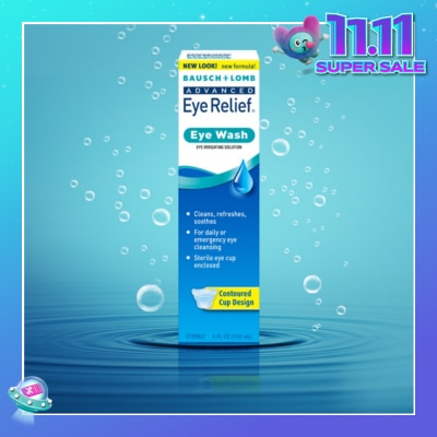 BAUSCH + LOMB Advanced Eye Relief Eye Wash 118ml