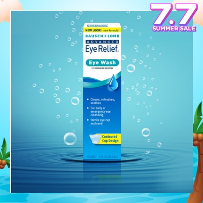 BAUSCH + LOMB Advanced Eye Relief Eye Wash 118ml