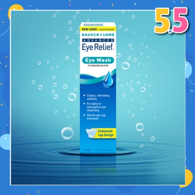 BAUSCH + LOMB Advanced Eye Relief Eye Wash 118ml