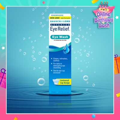 BAUSCH + LOMB Advanced Eye Relief Eye Wash 118ml