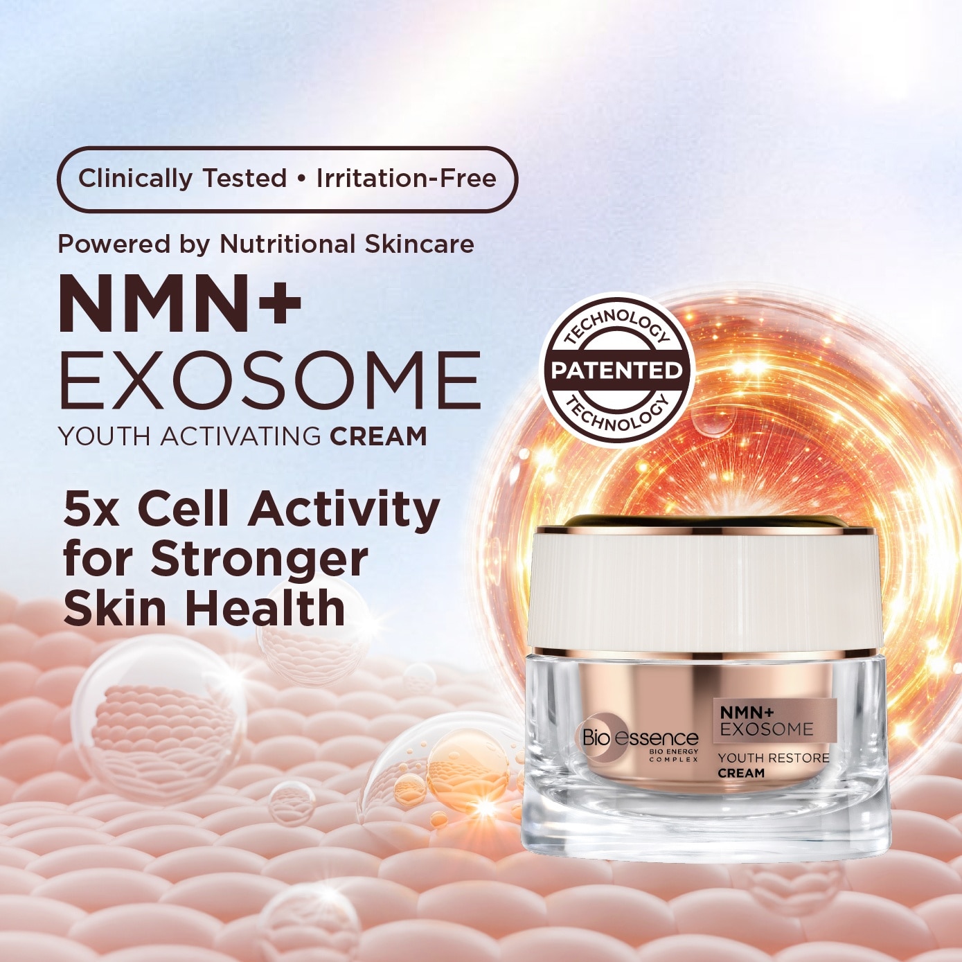 Pure NMN+ Exosome Youth Restore Cream 45g