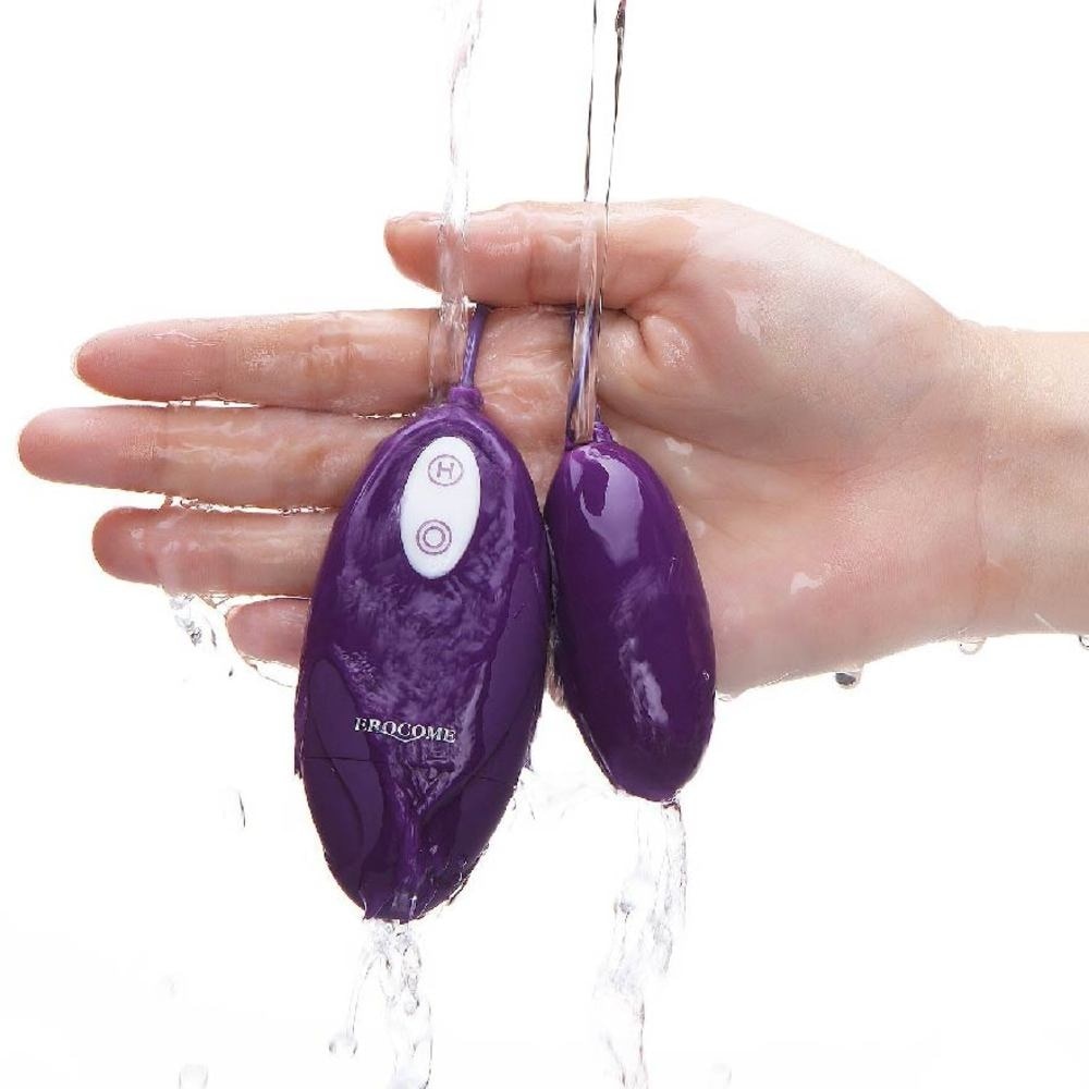 Lyra Solo Remote Control Egg Vibrator Purple 1s