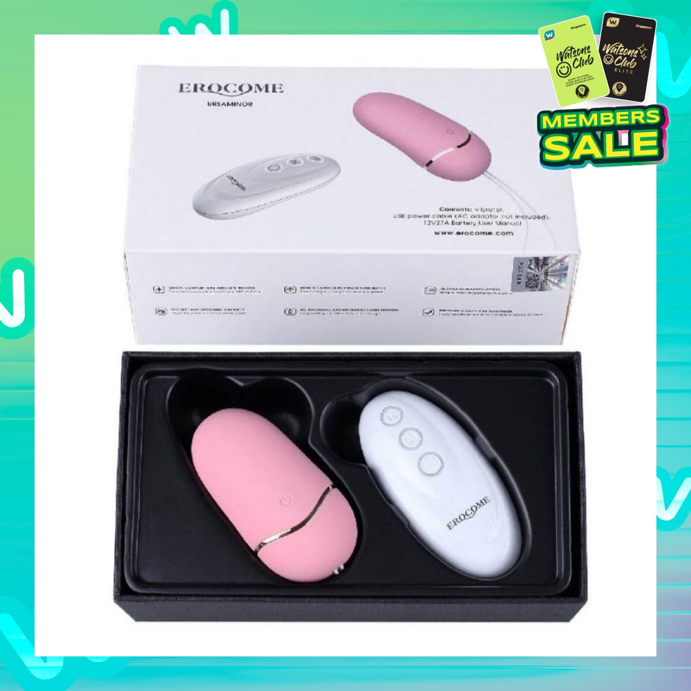 UrsaMinor Remote Control Egg Vibrator Pink 1s