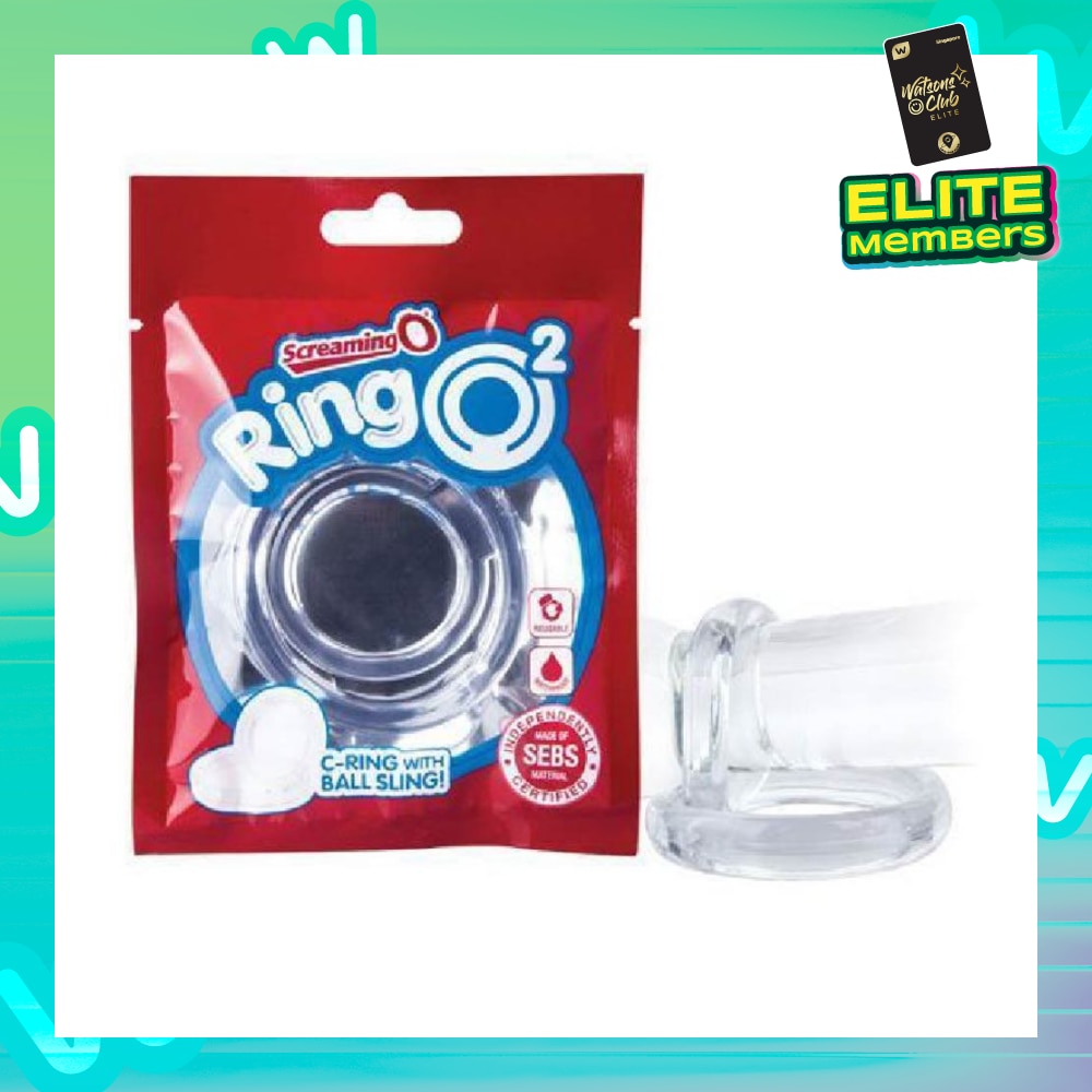 RingO2 Rubber C-Ring with Ball Sling Clear 1s