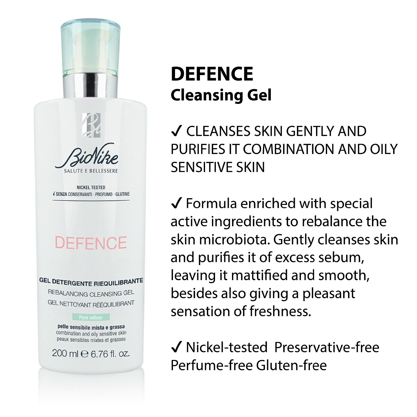 Defence Rebalancing Cleansing Gel 200ml