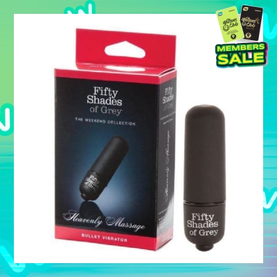 FIFTY SHADES OF GREY The Weekend Collection Heavenly Massage Bullet Vibrator Black 1s