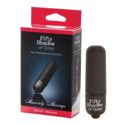 FIFTY SHADES OF GREY The Weekend Collection Heavenly Massage Bullet Vibrator Black 1s