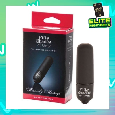 FIFTY SHADES OF GREY The Weekend Collection Heavenly Massage Bullet Vibrator Black 1s