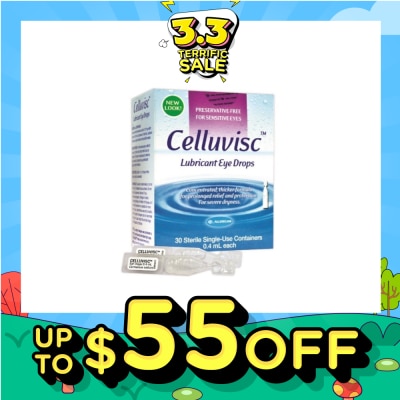 REFRESH Celluvisc Eye Gel 30x0.4ml (Expiry: May`2026)