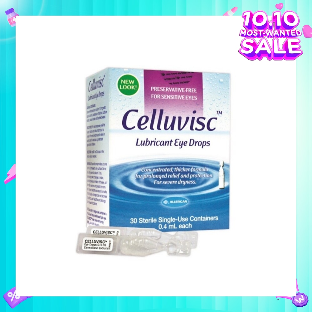 Celluvisc Eye Gel 30 x 0.4ml (Expiry: May`2026)
