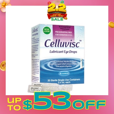 REFRESH Celluvisc Eye Gel 30x0.4ml&nbsp;(Expiry: May`2026)