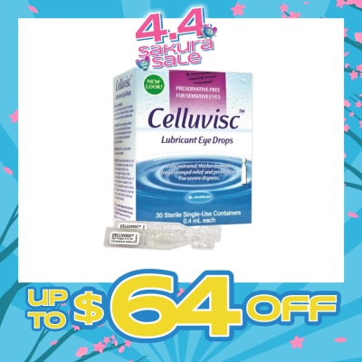 REFRESH - Celluvisc Eye Gel 30x0.4ml (Expiry: May`2026)