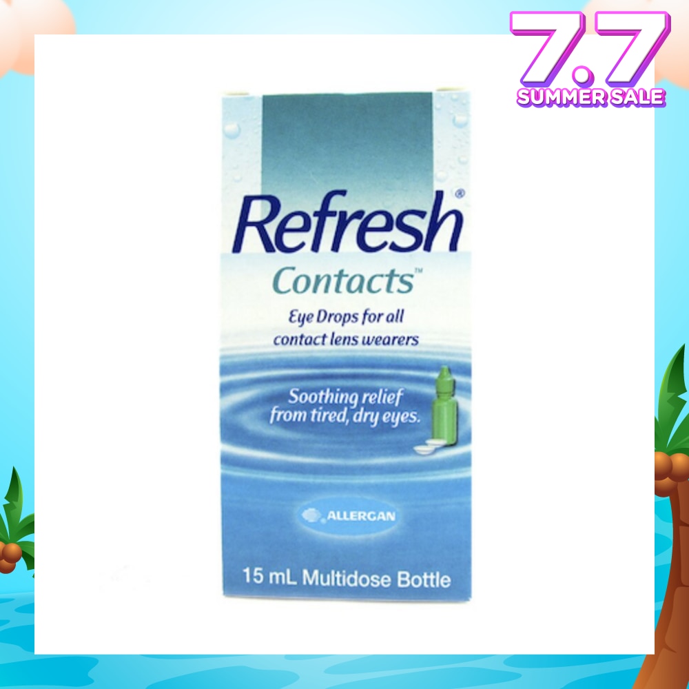 Refresh Contacts Eye Drops (Relief forTtired + Dry Eyes) 15ml