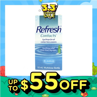 REFRESH Contacts Eye Drops 15ml (Expiry: Sep`2026)