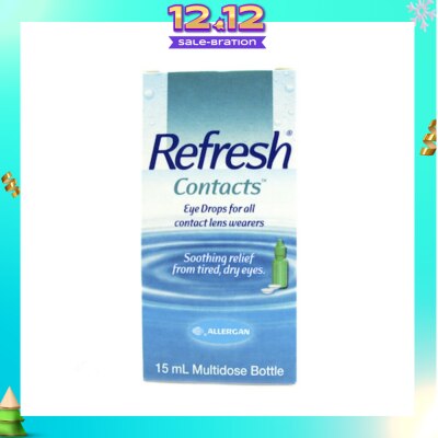 REFRESH Contacts Eye Drops 15ml (Expiry: Sep`2026)