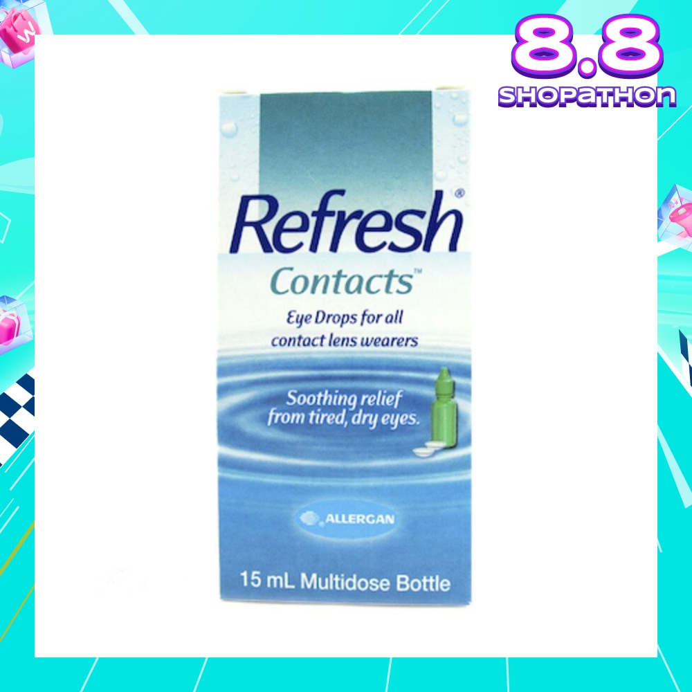 Refresh Contacts Eye Drops (Relief forTtired + Dry Eyes) 15ml