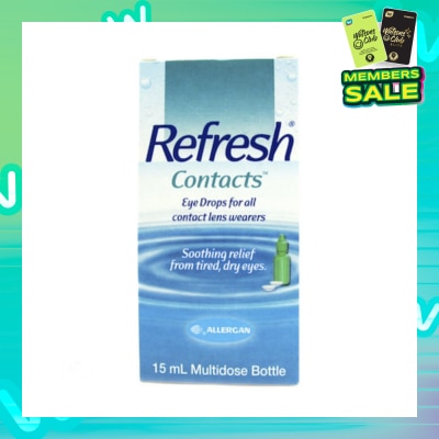 REFRESH Refresh Contacts Eye Drops (Relief forTtired + Dry Eyes) 15ml