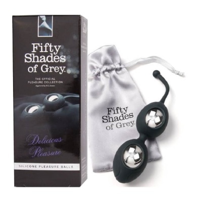 FIFTY SHADES OF GREY The Official Pleasure Collection Delicious Pleasure Silicone Ben Wa Balls 1s