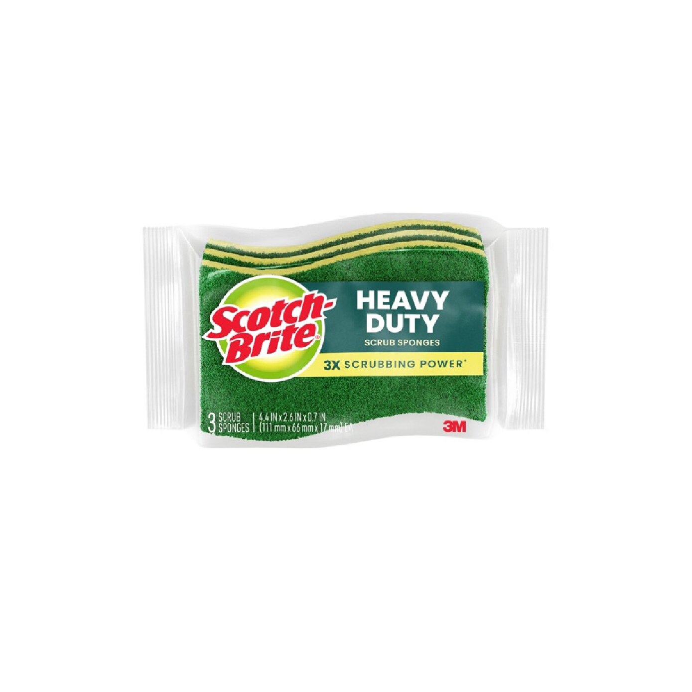 3M SCOTCH-BRITE Heavy Duty Scrub Sponge 3s | Household | Watsons