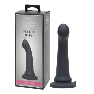 FIFTY SHADES OF GREY Feel it Baby G-Spot Dildo Black 1s