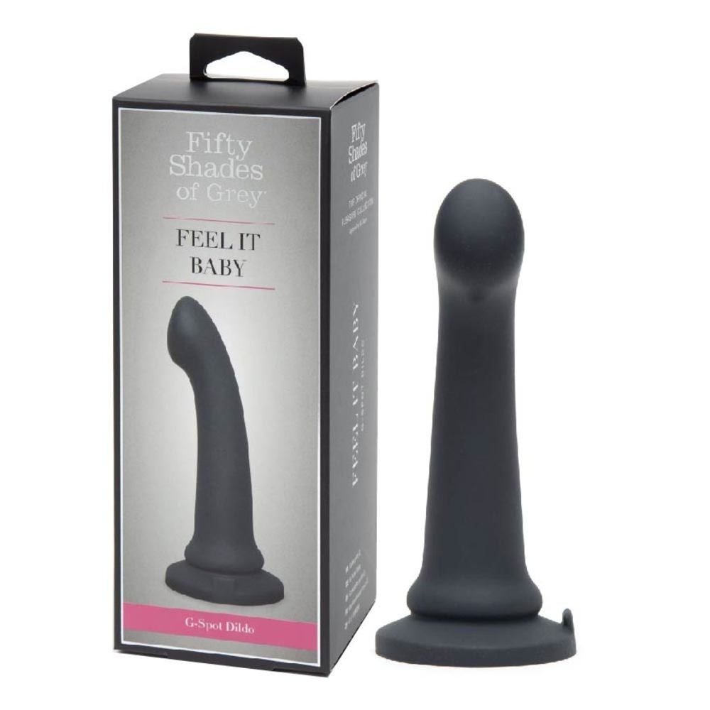 Feel it Baby G-Spot Dildo Black 1s