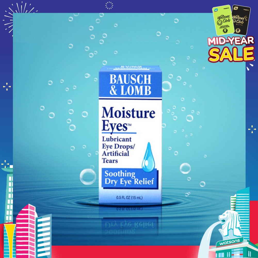 Moisture Eyes Lubricant Eye Drops (Soothe + Relief Dry Eyes) 15ml