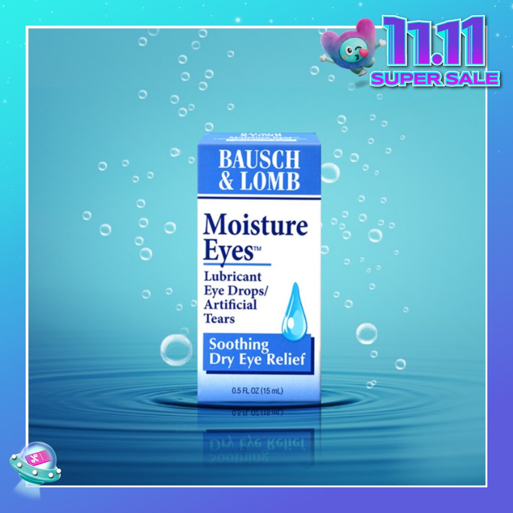 Moisture Eyes Lubricant Eye Drops (Soothe + Relief Dry Eyes) 15ml
