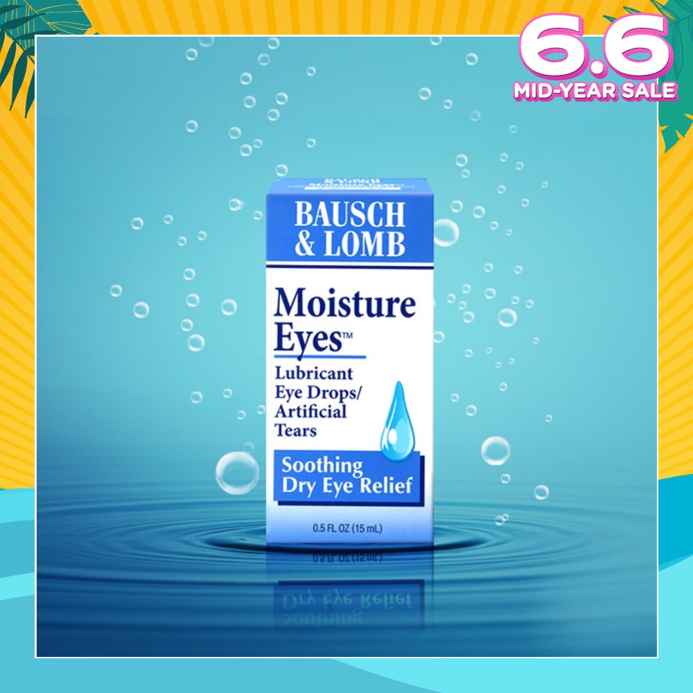 Moisture Eyes Lubricant Eye Drops (Soothe + Relief Dry Eyes) 15ml