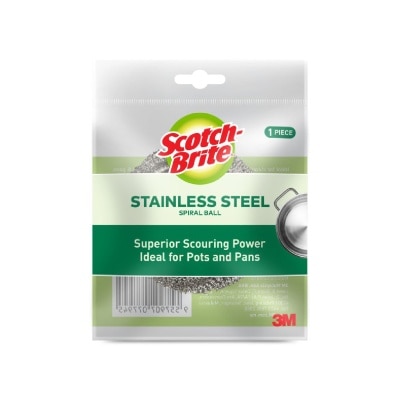 3M - SCOTCH-BRITE Stainless Steel Spiral Ball 1s