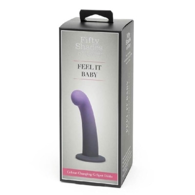 FIFTY SHADES OF GREY Feel it Baby Colour Changing G Spot Dildo Multi Colour 1s