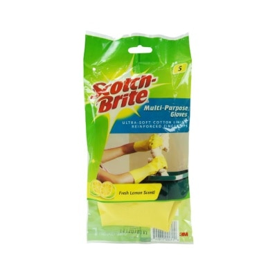 3M - SCOTCH-BRITE Multi-Purpose Gloves with Fresh Lemon Scent Size S 1 Pair