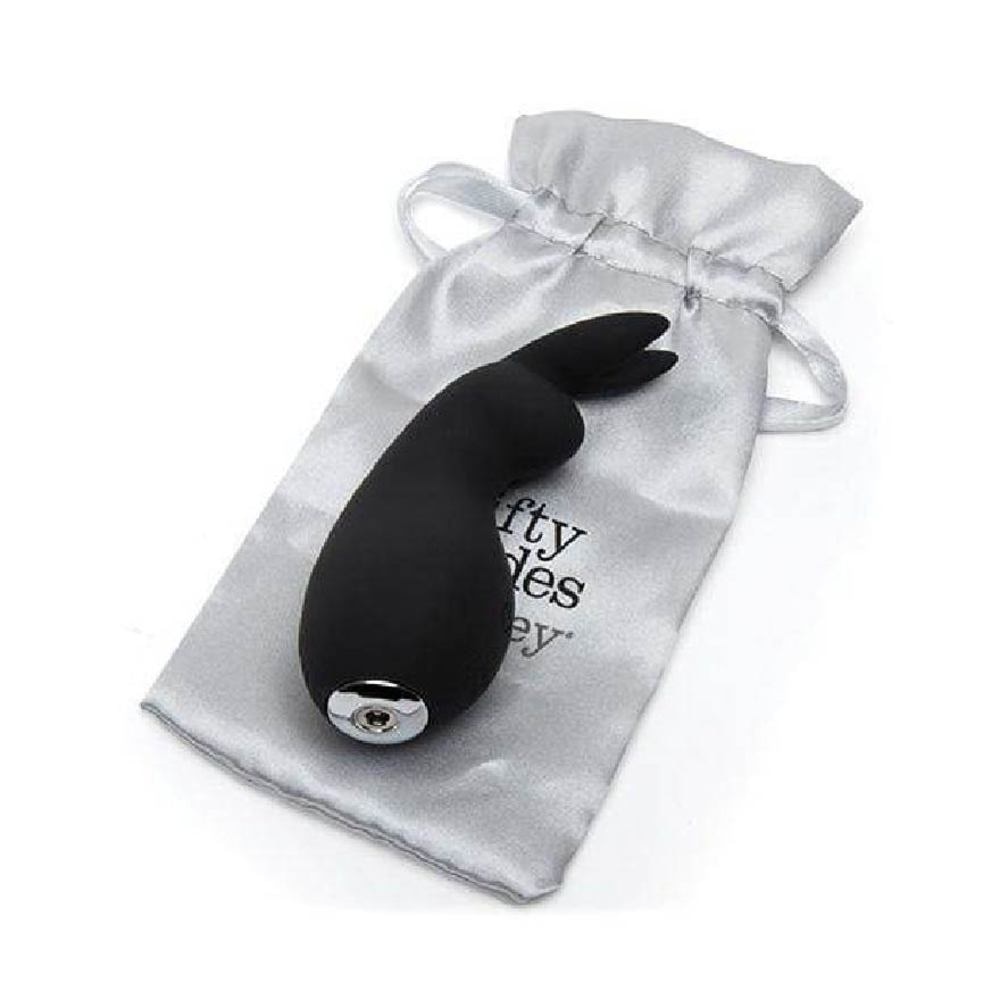 Greedy Girl Rechargeable Clitoral Rabbit Vibrator Black 1s