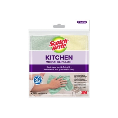 3M - SCOTCH-BRITE Kitchen Microfiber Cloth 2s