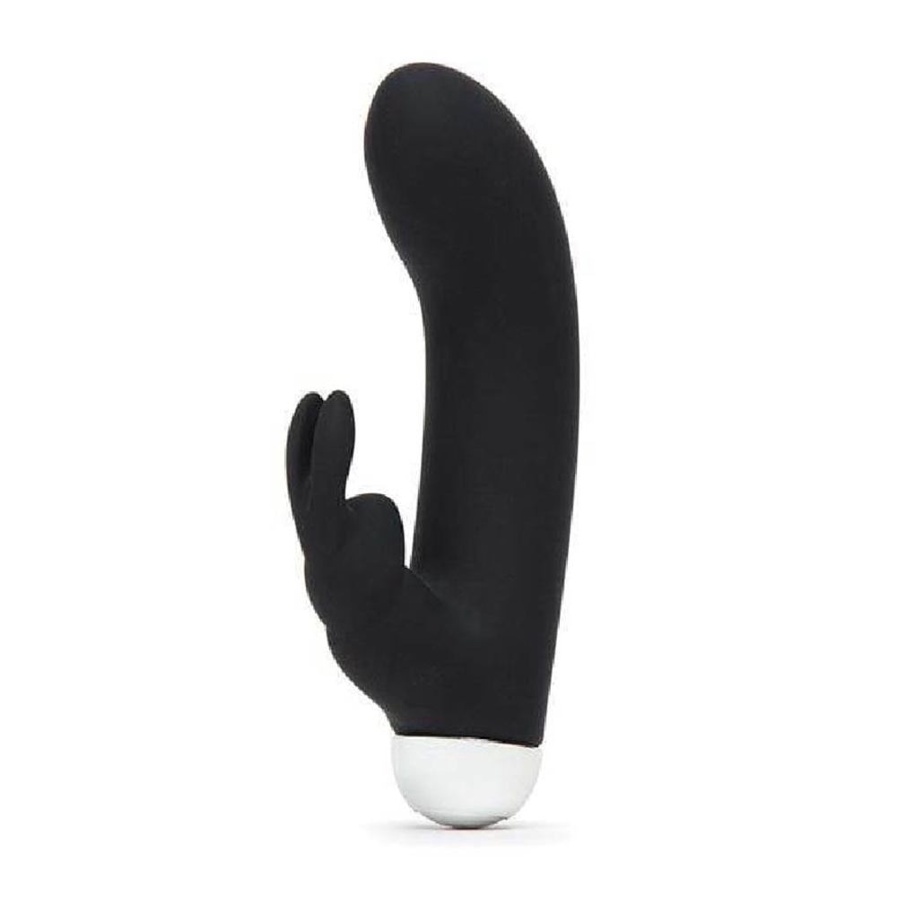 Greedy Girl Rechargeable Mini Rabbit Vibrator Black 1s