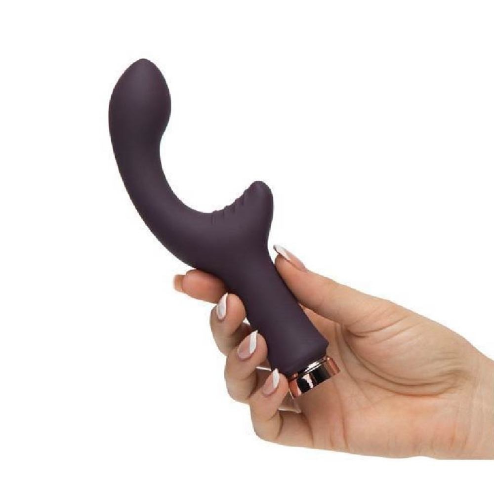 The Official Pleasure Collection Lavish Attention Rechargeable Clitoral & G-Spot Vibrator Purple 1s