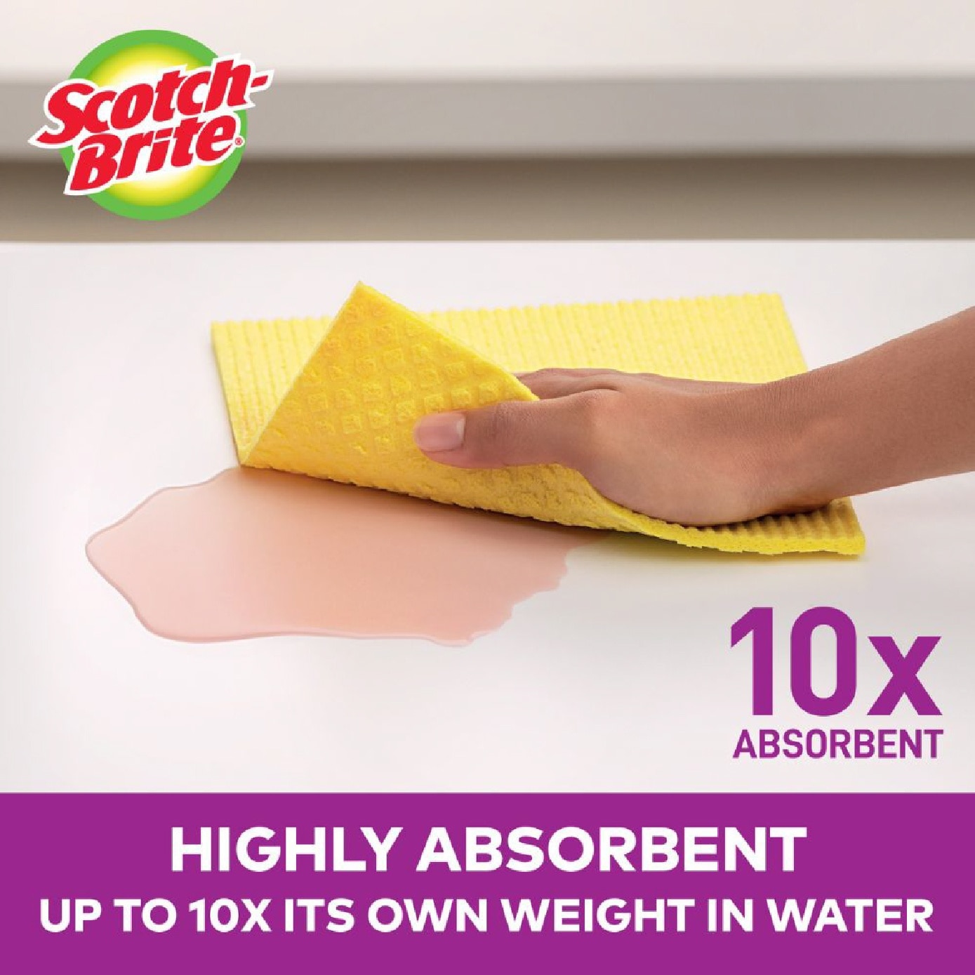 SCOTCH-BRITE Sponge Cloth 2s