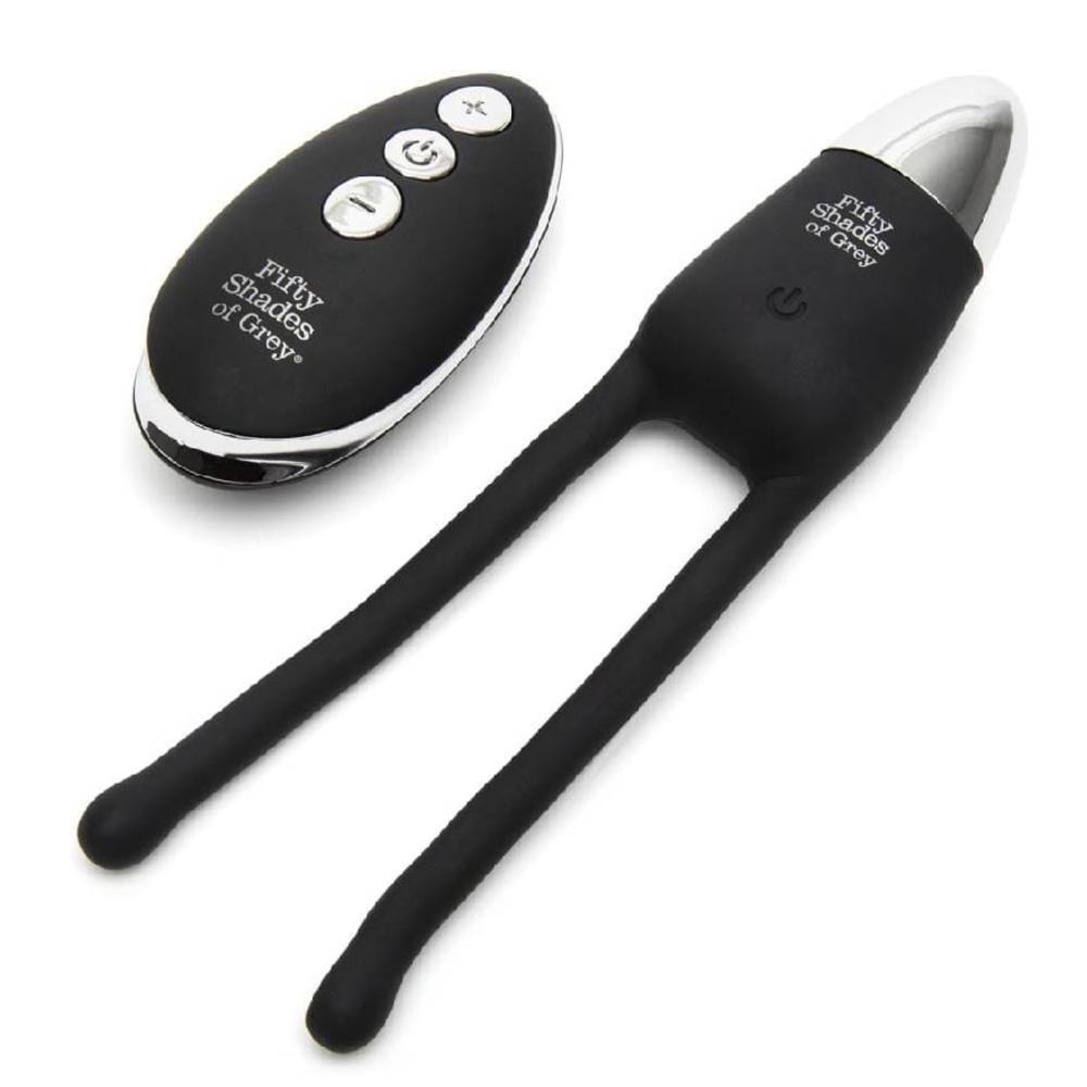 Relentless Vibrations Remote Control Couple's Vibrator Black 1s