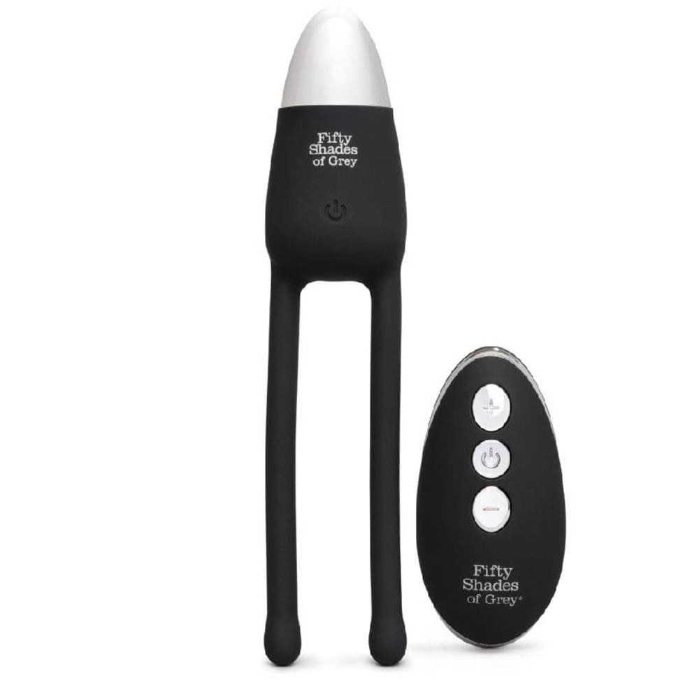 Relentless Vibrations Remote Control Couple's Vibrator Black 1s