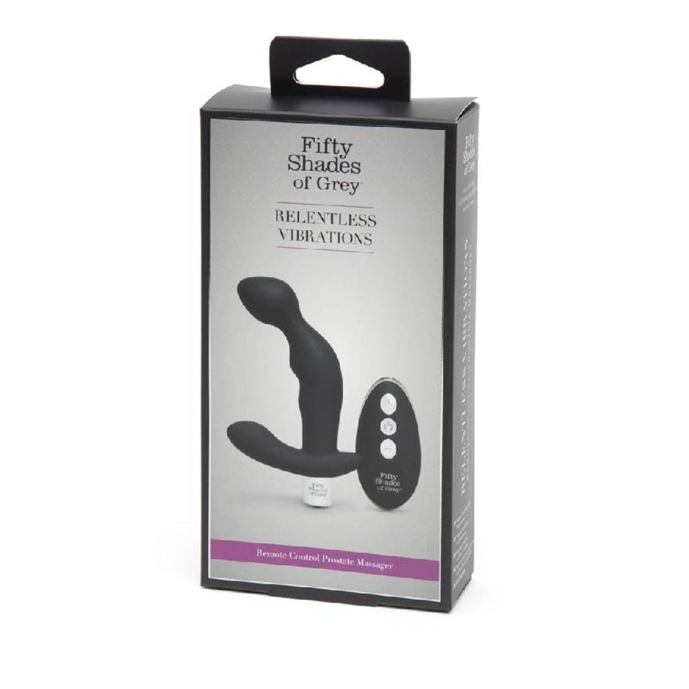 Relentless Vibrations Remote Control Prostate Massager Black 1s